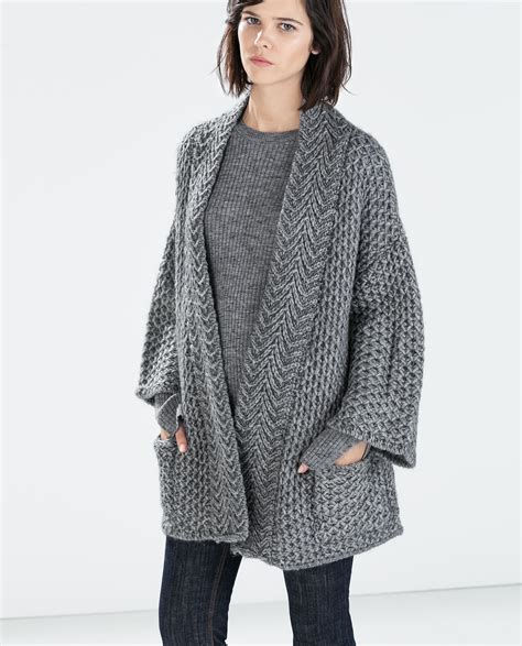 zara knitted cardigan.